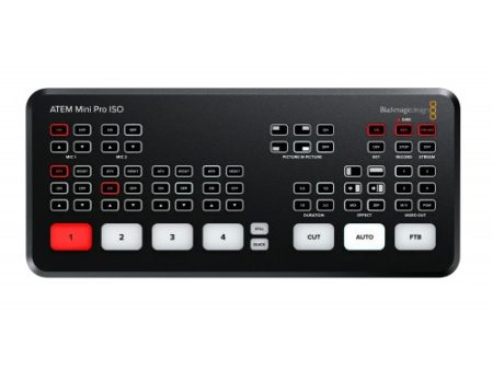 BLACKMAGIC DESIGN ATEM MINI PRO ISO SWITCHER, STREAMER MULTI RECORDER Online Hot Sale