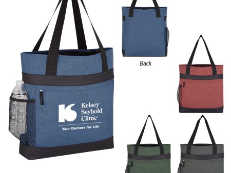 Hidden Zipper Outing Tote For Cheap