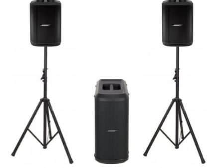 Pack de sonorisation professionnelle Bose S1 Pro+ avec Caisson de Basses Bose SUB 1 Fashion