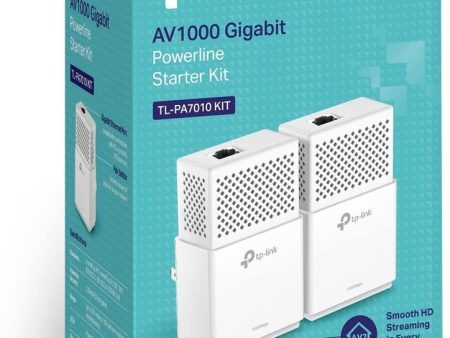 TP-Link AV1000 Powerline Ethernet Adapter(TL-PA7010 KIT) For Sale