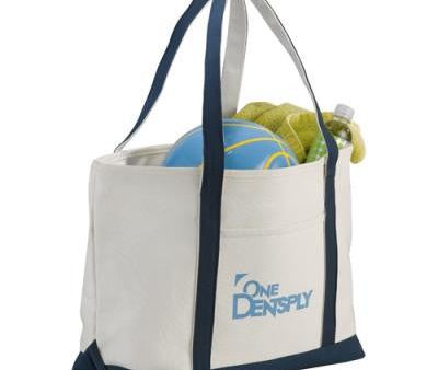 Baltic 18oz Cotton Canvas Zippered Boat Tote For Cheap