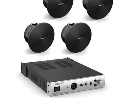 Bose Premium Pack de sonorisation professionnelle IZA 250 LZ avec 4 enceintes encastrable DesignMax DM3C Fashion