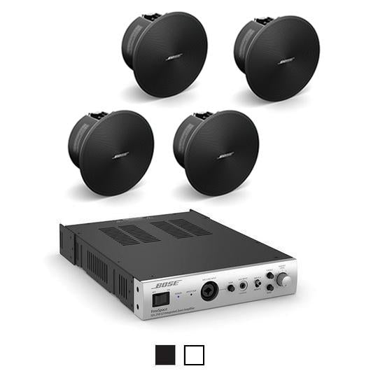 Bose Premium Pack de sonorisation professionnelle IZA 250 LZ avec 4 enceintes encastrable DesignMax DM3C Fashion