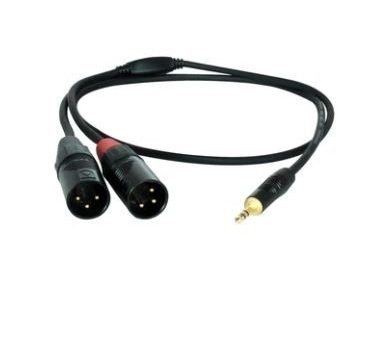 DIGIFLEX 1 8  TO STEREO XLR MALE - HIN-1K-2XM For Discount