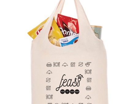 5 oz. Cotton Canvas Grocery Tote Fashion