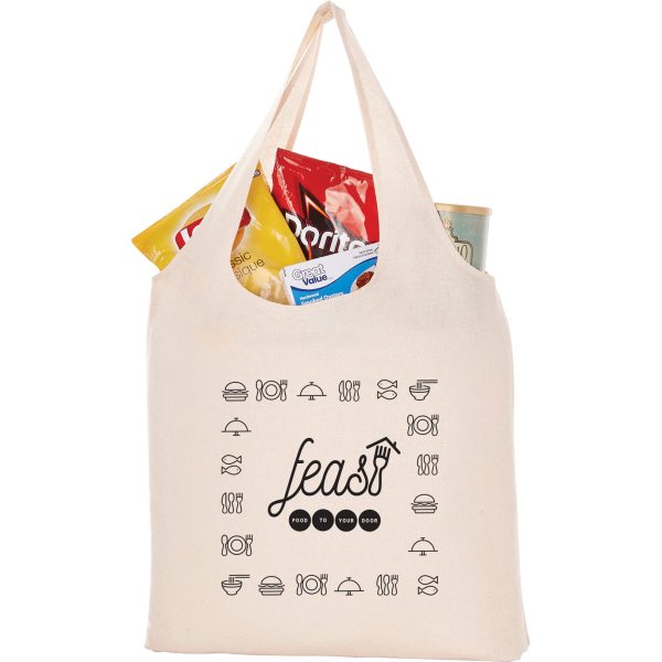 5 oz. Cotton Canvas Grocery Tote Fashion