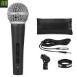 Shure SM58 Vocal Microphone with Vocal Switch for Superior Performance Supply