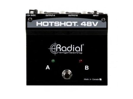 RADIAL HOTSHOT 48V CONDENSER MICROPHONE SWITCHER on Sale