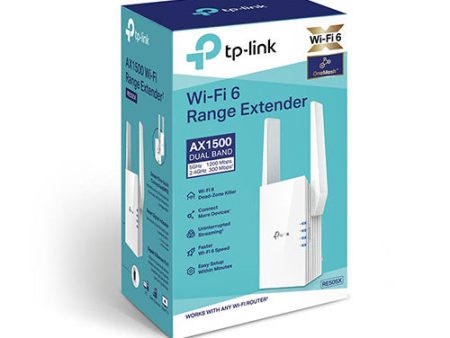 TP-Link AX1500 WiFi Extender Internet Booster WiFi 6 Range Extender (RE505X) Discount