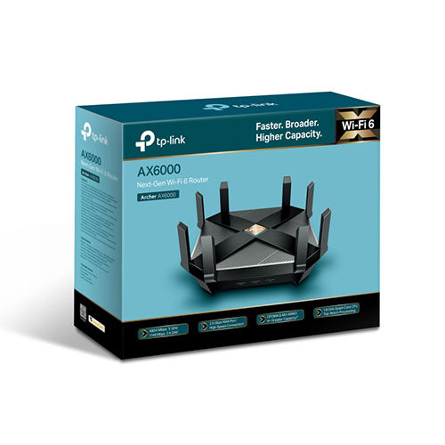 TP-Link AX6000 WiFi 6 Router, 8-Stream Smart WiFi Router (Archer AX6000) Fashion