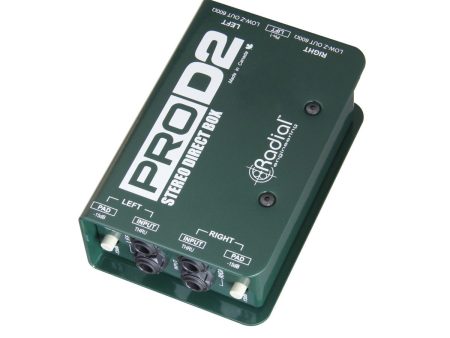 RADIAL PROD2 STEREO PASSIVE DI For Sale