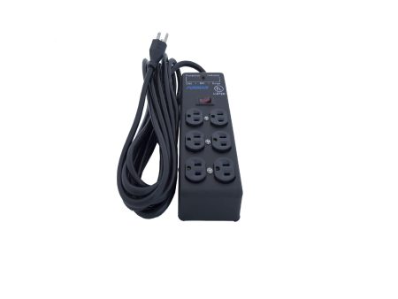 Furman SS6B 6 Plug Surge Protector, Black Online Sale