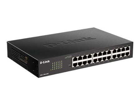 D-Link Ethernet Switch, 24 Port Gigabit Easy Smart Managed (DGS-1100-24V2) Online Sale