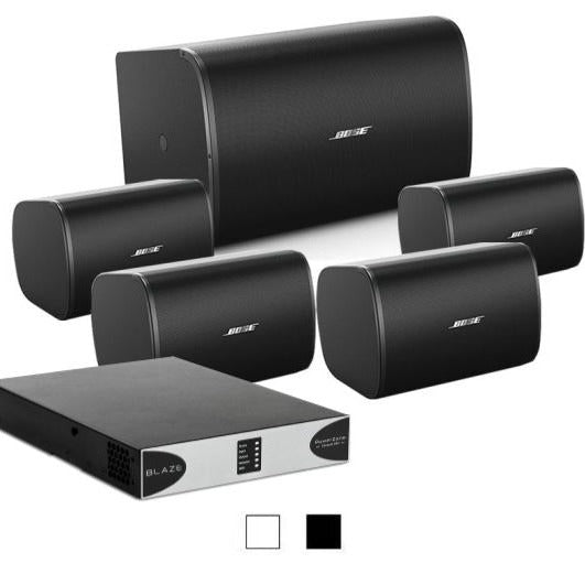 Bose Premium Pack de sonorisation professionnelle PowerZone 504 Connect™ avec 4 enceintes DM5SE + SUB DM10S Sale