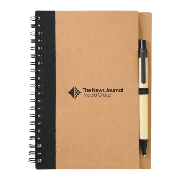 Eco Spiral Notebook Pen Cheap