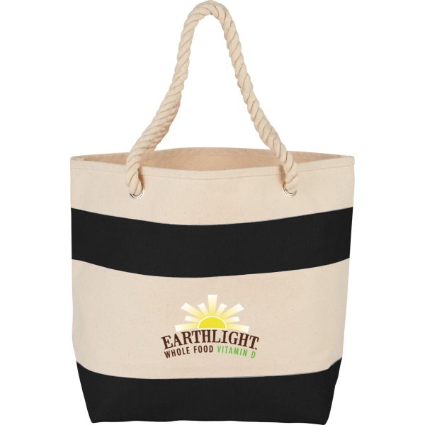 16 oz. Cotton Rope Handle Tote For Cheap