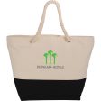 12 oz. Zippered Cotton Rope Tote Online Hot Sale