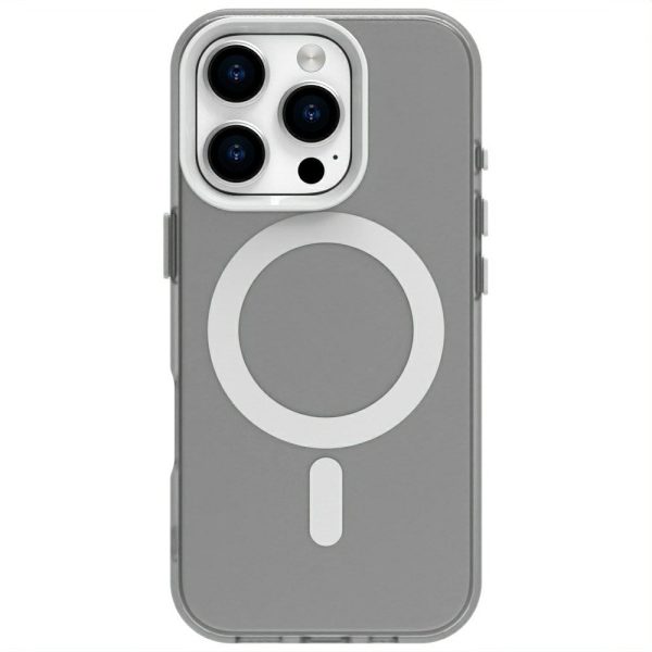 EIDERWOOD iPhone 16 Pro Hybrid Plast Cover - MagSafe Kompatibel - Gennemsigtig   Hvid Supply