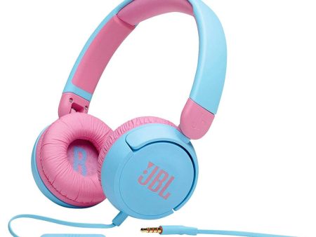 JBL JR310 - Høretelefoner Til Børn m. Mikrofon - Blå   Lyserød Discount