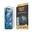 iPhone 16 Plus PanzerGlass Ultra Wide Fit Skærmbeskyttelse m. EasyAligner - Anti-Reflective - Diamond Strength - Gennemsigtig   Sort Kant For Discount