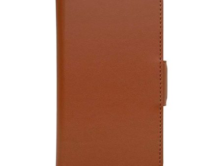 iPhone 14 Key Nordfjord Slim Wallet Læder Cover m. Pung - Brun Supply