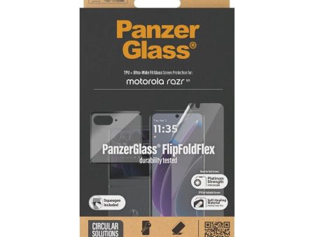 SAFE by PanzerGlass Motorola Razr 50 Ultra-Wide Fit Skærmbeskyttelsesglas til Frontskærm & Bagskærm - Gennemsigtig Online Sale