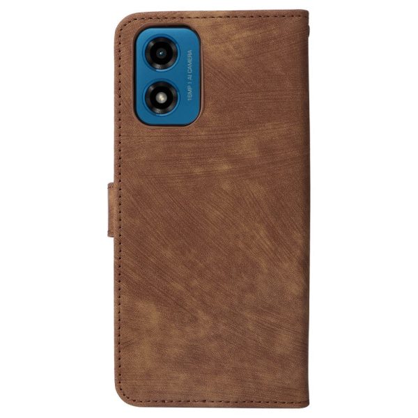 EIDERWOOD Motorola Moto G04   G24   G24 Power Læder Cover m. Pung og Strop - Brun Hot on Sale