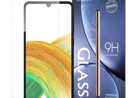 Samsung Galaxy A34 (5G) Hurtel Hærdet Glas - Skærmbeskyttelse - Case Friendly - Gennemsigtig Online now