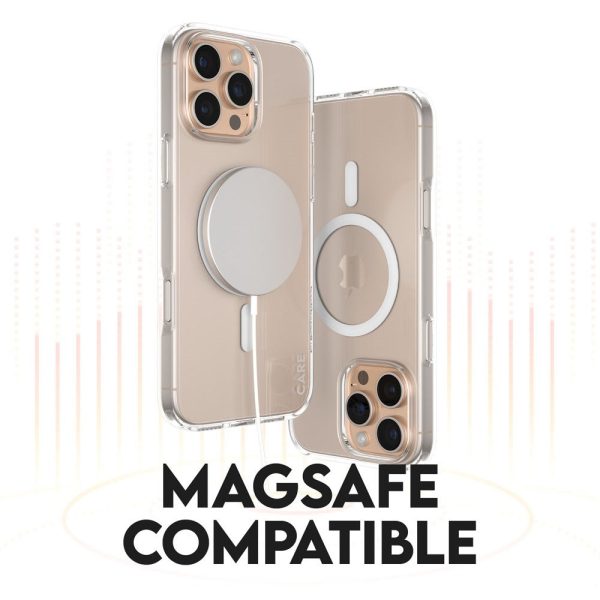 CARE By PanzerGlass iPhone 16 Pro Max 3-i-1 FLAGSHIP MagSafe Bundle - Cover   Skærmbeskyttelse (UWF)   Kamerabeskyttelse - Gennemsigtig   Hvid Hot on Sale