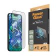 iPhone 16 Pro Max PanzerGlass Ultra Wide Fit Skærmbeskyttelse m. EasyAligner - Anti-Reflective - Diamond Strength - Gennemsigtig   Sort Kant Discount