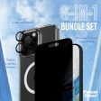 iPhone 16 Pro Max PanzerGlass 3-i-1 Bundle m. EasyAligner - Cover   Privacy Skærmbeskyttelse (UWF)   Kamerabeskyttelse - Gennemsigtig   Sort Online now