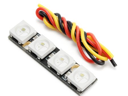 0.7g Super Mini WS2812B RGB5050 4 Bit Colorful LED Strip for Naze32 F3 F4 Flight Controller RC Drone Cheap