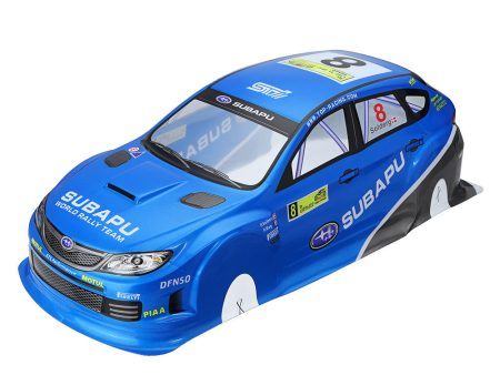 1 10 Scale Rc On-Road Drift Car Body Painted PVC Shell for Subaru Sti X Vehicle Parts Online now