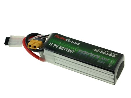 SoloGood 14.8V 1800mAh 100C 4S XT60 Plug Lipo Battery for Rc Racing Car Model Parts For Cheap