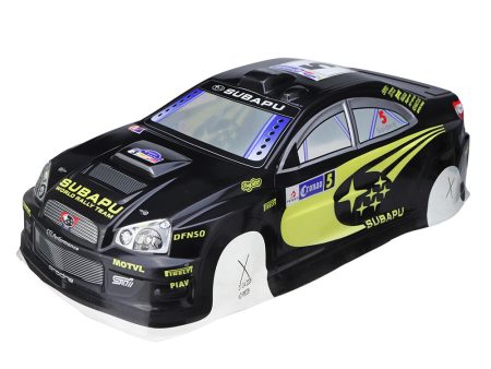 1 10 Rc On-Road Drift Car Body PVC Shell with Rear Wing for Subaru Impreza Turbo Parts Online Sale