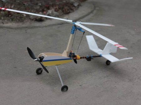 New Luobo V2S Dual Operation Autogyro Gyroplane Airplane Model KIT For Cheap